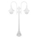 Monaco Twin Head Short Post - White  Finish / E27 Monaco Twin Head Short Post - White  Finish / E27
